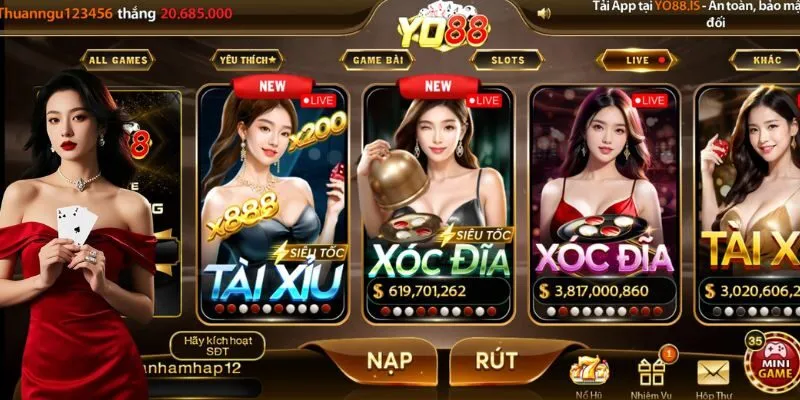 Sở hữu nhiều ưu điểm vượt trội của YO88